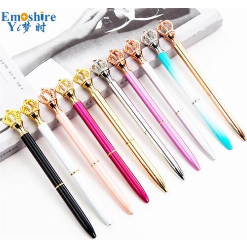 Metal Pens Free Shipping High-quality Luxury Ballpoint Pen Roller Ball Pen for Students Officl School Writing Supplies P645
