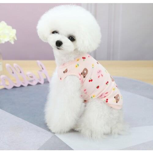 Dog Clothes for Small Dog Dog Clothing Summer Hoody pet shirt Coat T-shirt Honden Kleding Dog Clothes