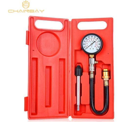 Cylinder Compression Tester Pressure Gauge Auto Motorcycle Car Repairing Tool Auto Diagnostic Tool