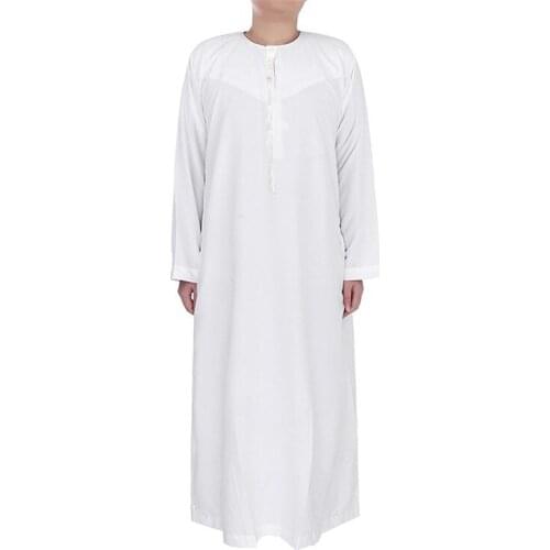 Mix sizes 56 to 62 Muslim Men Short Sleeve Arab Robe Thobe Wholesale