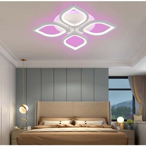 Nordic modern LED chandelier ceiling lamp bedroom living room lamp villa dining room chandelier