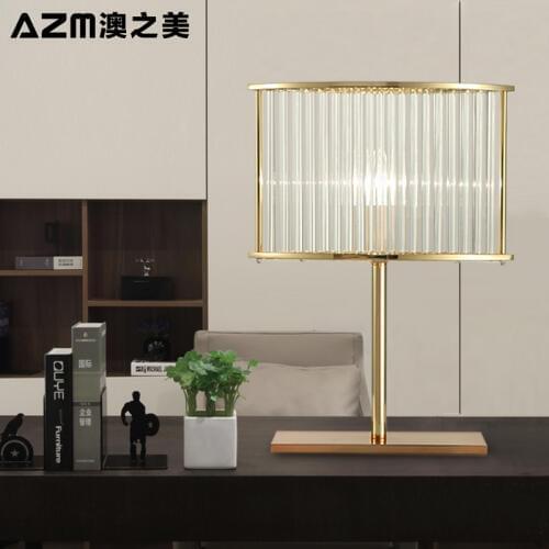 After the modern minimalist fashion creative lamp transparent acrylic rods office hotel bedroom bedside table lamps LO73013