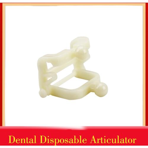 100 sets Dental lab Plastic Disposable Articulator White Articulator