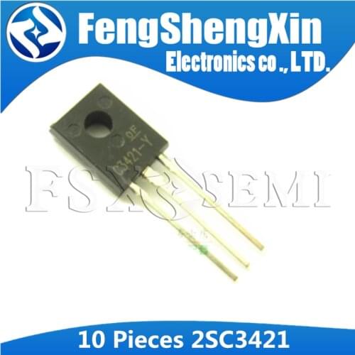 10pcs 2SC3421 TO-126 C3421 NPN TO-126F TRANSISTOR