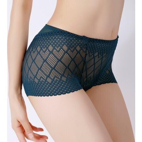 Panties For Women Lace Seamless Underwear Female Casual Big Plus Size Soft Underpants High Rise Sexy Transparent Lingerie