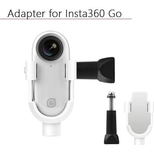 Scratchproof Durable Protective Adapter Base Mount Bracket with 1/4 Screw Sponge Mats for Insta360 GO Sports Camera Accessories