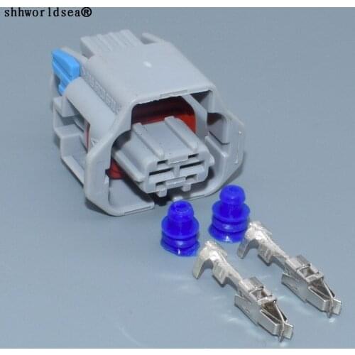 Worldgolden 2 Pin 3.5mm Automotive Connector Electrical Auto Plug Female Waterproof Wiring Connector