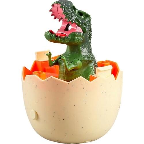 Dinosaur Eggs Toys with Hatching Sound LED Light Novel Toy Hatching Growing Animal Dinosaur Eggs For Kids Educational Toys