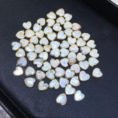 1pcs button Natural freshwater Pearl beads High quality Dakongsongzhu made for DIY womens necklace jewelry 15mm