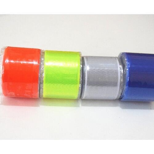 2 Pcs/lot 40CM Reflective Wristband slap band bracelets slap wrap for students bicycle riding safety visibility, Free shipping