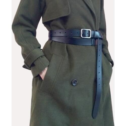 2021 New WomenS Genuine Leather Fashion Retro Belt High Quality Luxury Brand Ladies Metal Buckle New Belt With Jeans