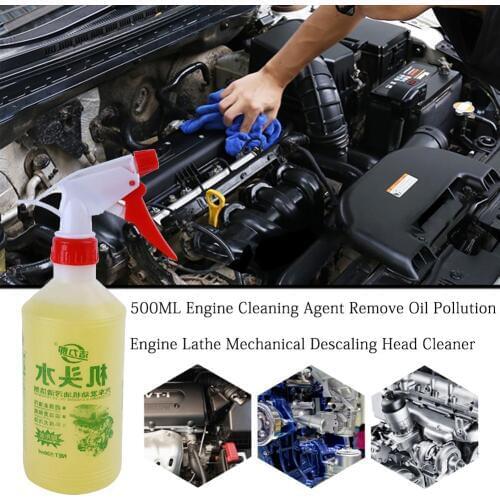 500ML Auto Cleaning Stains Remove Oil Rust Dust Engine Agent Automobile Engine Cleaning Repair Spray Nano Protective Shine High