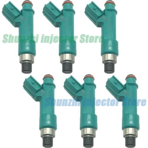 6pcs Fuel Injector Nozzle For Toyota Camry Corolla Highlander Matrix RAV4 Solara Scion tC xB OEM:23250-28080 23209-28080