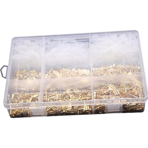 900PCS 2.8 / 4.8 / 6.3mm Insulated Wire Crimp Sleeve for Terminal