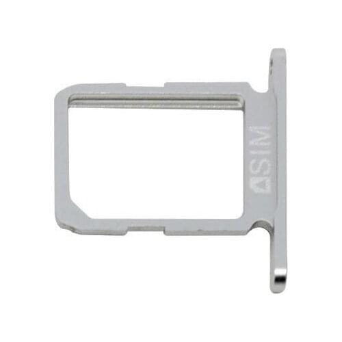 Sim card holder Silver for Galaxy S6 Sm-G920F White replacement