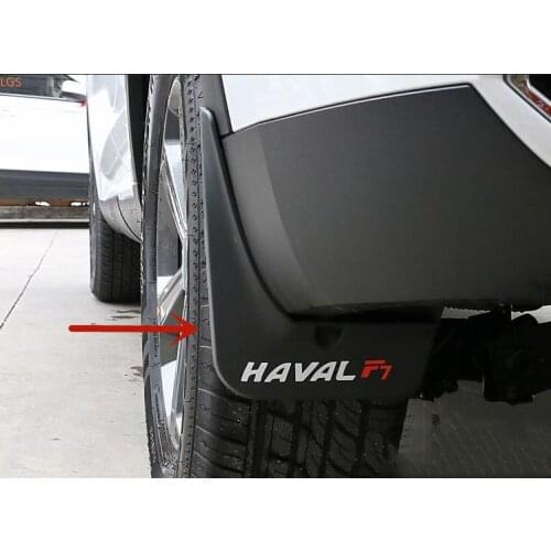 For Haval F7 2018-2020 High quality Soft plastic Car fender mud guard anti mud protection decoration car accessories