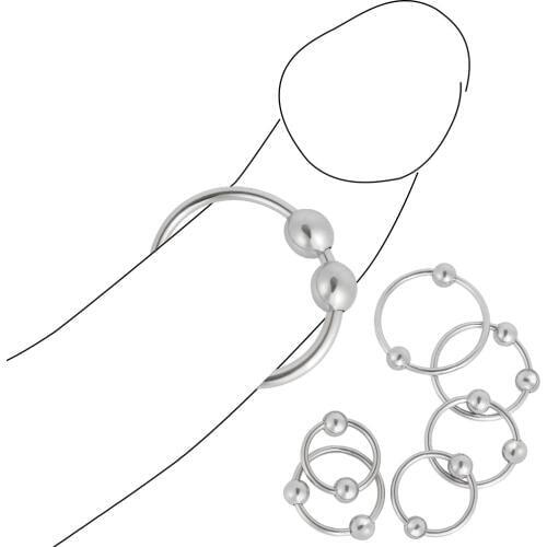 Stainless Steel Cock Ring Sex Toys for Men Dick Penis Rings Delay Ejaculation Male Chastity Device Cockring Adult Sex Products