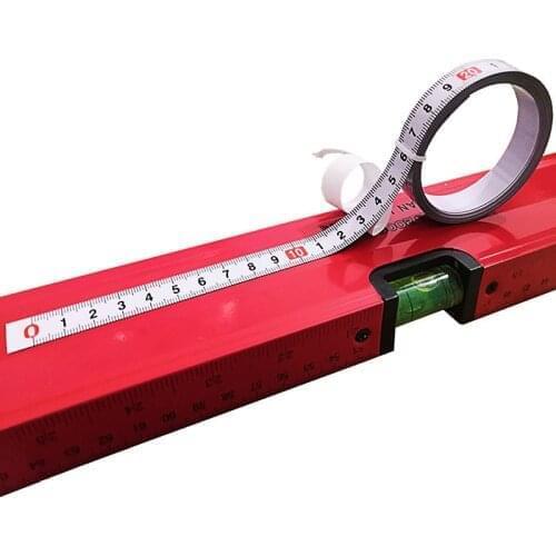 1-5m Stainless Steel Miter Track Tape Measure Self Adhesive Metric Scale Ruler Rust-Proof Durable And Wear-Resistan Ruler