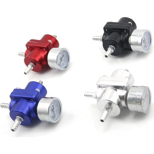 Jdm 0-140 PSI Adjustable Fuel Pressure Regulator FPR / Gauge Universal For BMW E39 5 Series Facelift 2000-2003