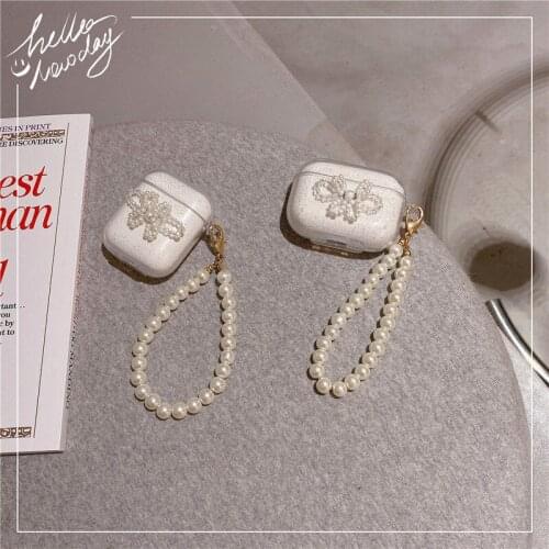 Creative 3D Bowknot Design Earphone Case Protective Shockproof Anti-fall Wireless Headphone Earphone for Apple Airpods Pro 1 2