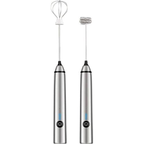 Multifunction Kitchen Mini Electric Handle Egg Beater Tool Rotatable Whisk for Milk Drink Coffee Shake Frother Mixer 19QE