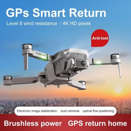 High Definition Dual Camera Mini Drone Aircraft 4K GPS Wind Resistance 25 Minutes Battery