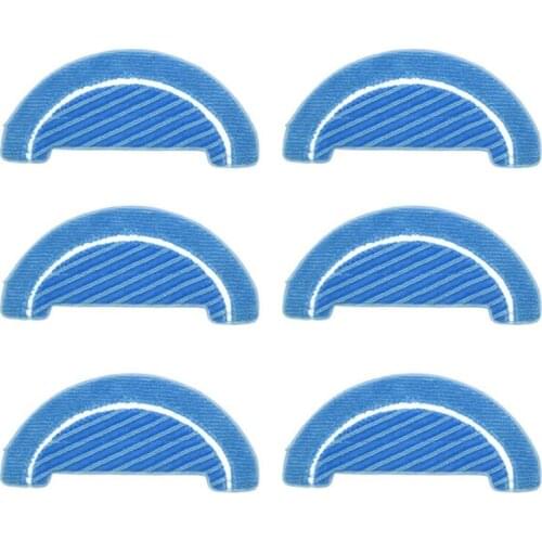 Mop Cloth Fit for Conga Series 1090 Vacuum Cleaner Parts & Accessories Home Household Clean Tools 6Pcs