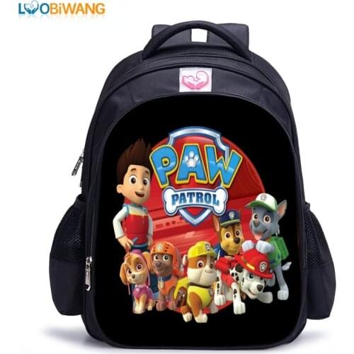 New Fashion PAW PATROL Schoolbag for Boys Girls baby Bag Children Backpack Cute Kindergarten Backpack kid School Bags