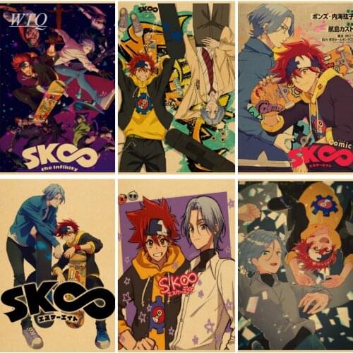 Anime Sk8 The Infinity Anime Posters Retro Poster Wall Posters Home Decor Wall Art Canvas Painting Photos for Childrens Room