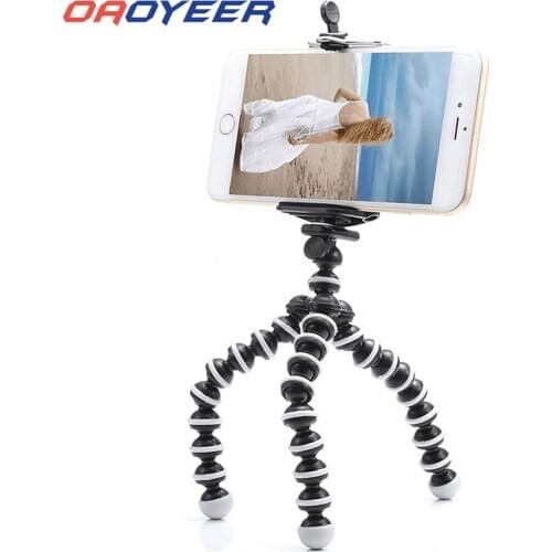 Mini Octopus Tripod Bracket Flexible Phone Holder Foldable Camera Smartphone Moblie Tripod for Gopro Camera Travel Tripod