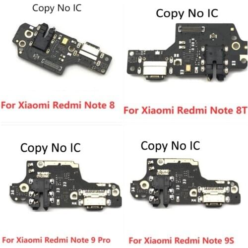 10PCS USB Charging Port Connector Board Flex Cable For Xiaomi Redmi Note 3 4X 5 5A 7 8 8T 9S 8A Note 3 6 8 9 Pro Repair Parts
