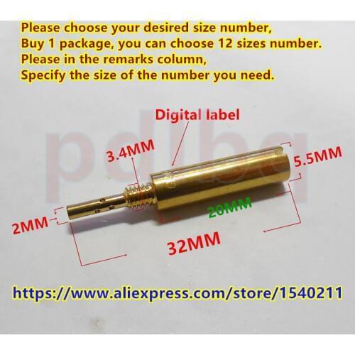 12 pcs / pack)Thread diameter 3.4MM Keihin N424-24 Pilot/Slow Jet For CR Special (CRS) 26 - 39mm Carburetors(Choose your size)