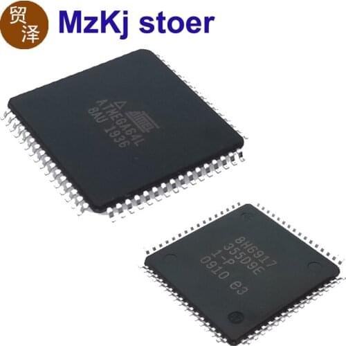2PCS Taiwan ATMEGA64L-8AU ATMEGA64L QFP-64 64L-8AU ATMEGA64 8AU