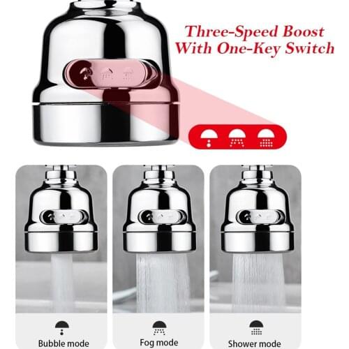 2PCs Faucet sprayer Faucet Spray Head Tap Pressurized water economizer Splash Filter 360° Rotate Water Outlet Faucet Tap Booster