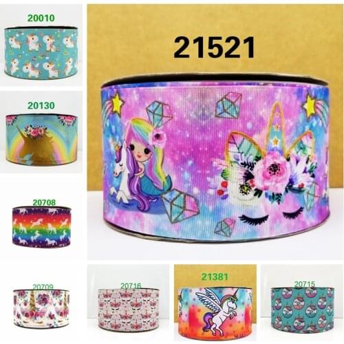 Free shipping 10 yards cartoon printed grosgrain ribbon diy hair accessories 20010