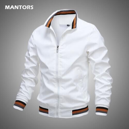 Autumn Mens Bomber Zipper Jacket Casual Streetwear Hip Hop Plain Coat 2020 Spring Mens Slim Jackets Outerwear Brand Clothing