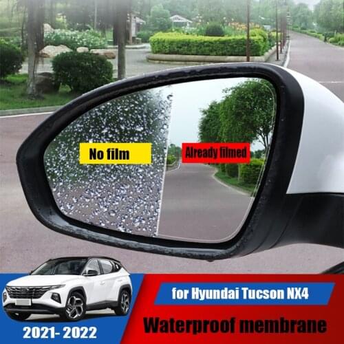 For Hyundai Tucson NX4 2021 2022 rearview mirror side window rainproof, waterproof and anti-fog film rearview mirror film