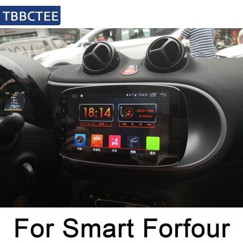 For Smart Forfour 2014~2019 Car multimedia Android Autoradio Car Radio GPS player Bluetooth WiFi Mirror link Navi WIFI HD Screen