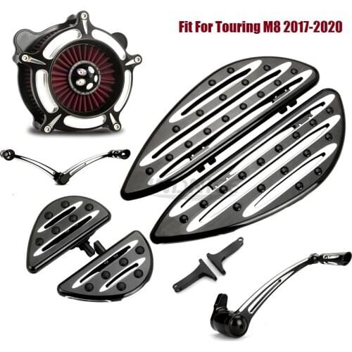 F+R Floorboards Footpeg Shifter Lever Brake Arm Air Cleaner filters Fit For harley road glide ultra 2017-2020
