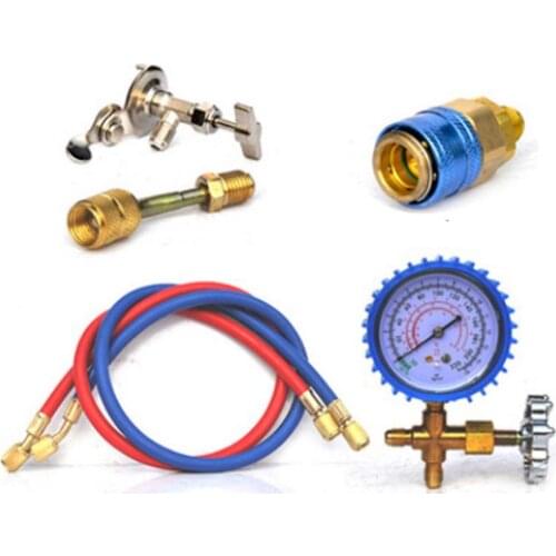 R22 R134A R410 R600 Refrigerant Household Inverter Car Air Conditioning Adding Tool Kit Adapter Common Cool Gas Meter 2021 New
