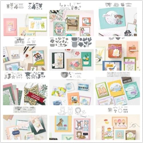 Metal Cutting Dies and Stamps DIY Scrapbooking Craft Paper Card Embossing Knife Mold Metal Cutting Die For Scrapbooking New 2021