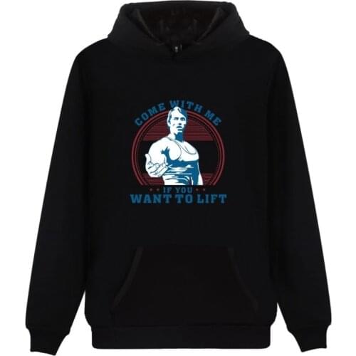 Come With Me IF YOU WANT TO LIFT Hoodies Fashion Men Women Casual body building Clothing Hooded Sweatshirts