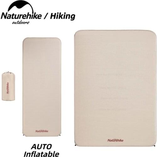 Naturehike Outdoor Inflatable Mat Camping Widened Sponge Automatic Inflatable Moisture-Proof Mattress Camping Floor Cushion