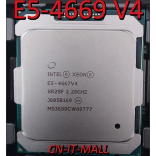 Intel Xeon E5-4669 V4 Server cpu 2.2G 55M 22Core 44 Thread LGA2011-3 Processor