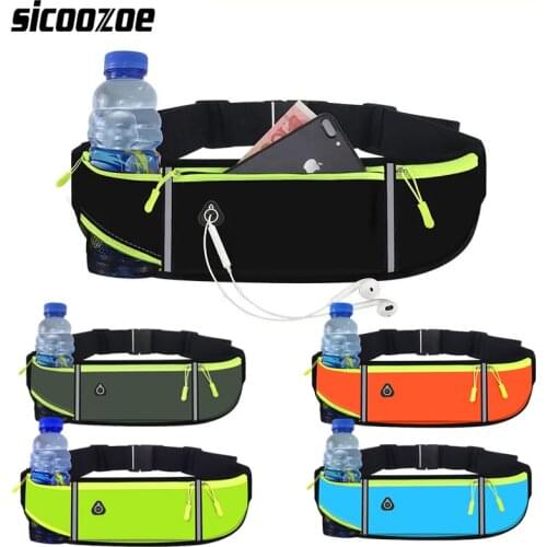 Professional Running Waist Bag,6.5 Inch Mobile Phone Sports Belt Pouch,Hidden Gym Fitness Sports Bags Water Bottle Belt Bag