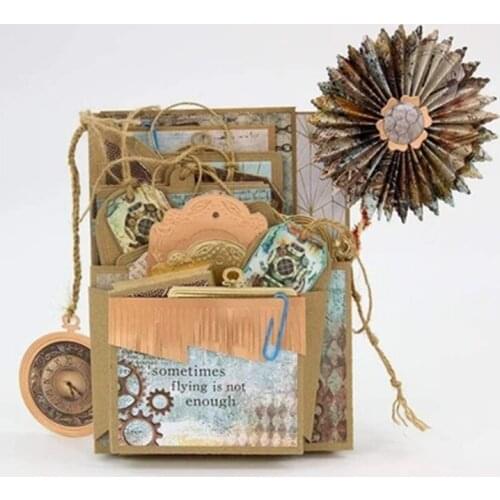 Panalisacraft embossed tag die set Metal Cutting Dies Stencils for DIY Scrapbooking/album Decorative Embossing DIY Paper Cards