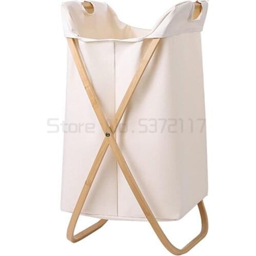 Oxford Cloth Foldable Clothing Laundry Basket Organizer For Dirty Clothes Storage Hamper Large Folding Basket X-Type Waterproof