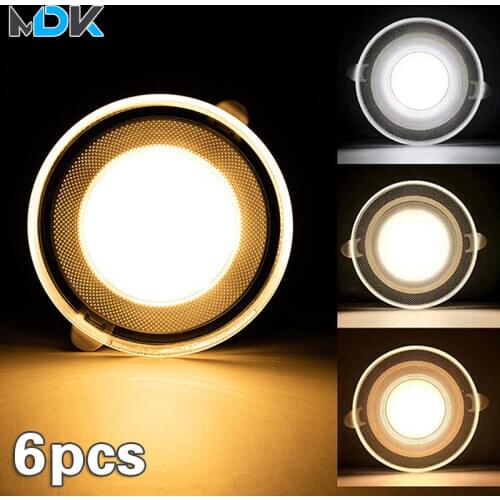 LED Downlight 5W 9W 12W 15W 18W New Fashion Recessed Round Ceiling Lamp AC 220V 230V 240V Indoor Lighting Warm White Cold White