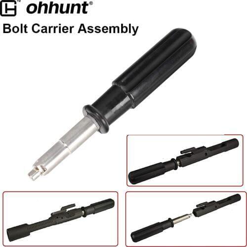 Ohhunt Tactical Cleaning Tool Steel Bolt Carrier Assembly Carbon Scraper with Brownells Scrape for Hunting AR15 M16 .223 Rifle