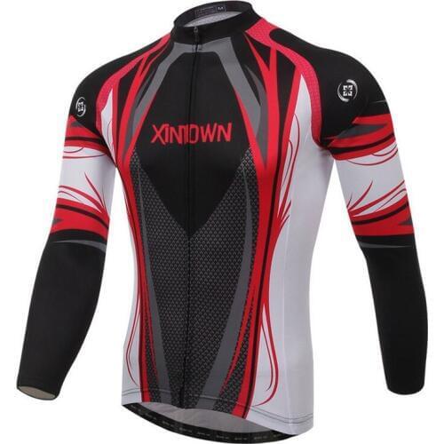 Xintown Racing Mens Cycling Jersey Bike Team Cycling Clothing Long Sleeve Bicycle Jersey Clothing ropa invierno ciclismo hombre